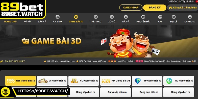 Game bài 89BET hội tụ đủ mọi lựa chọn từ dân gian đến hiện đại